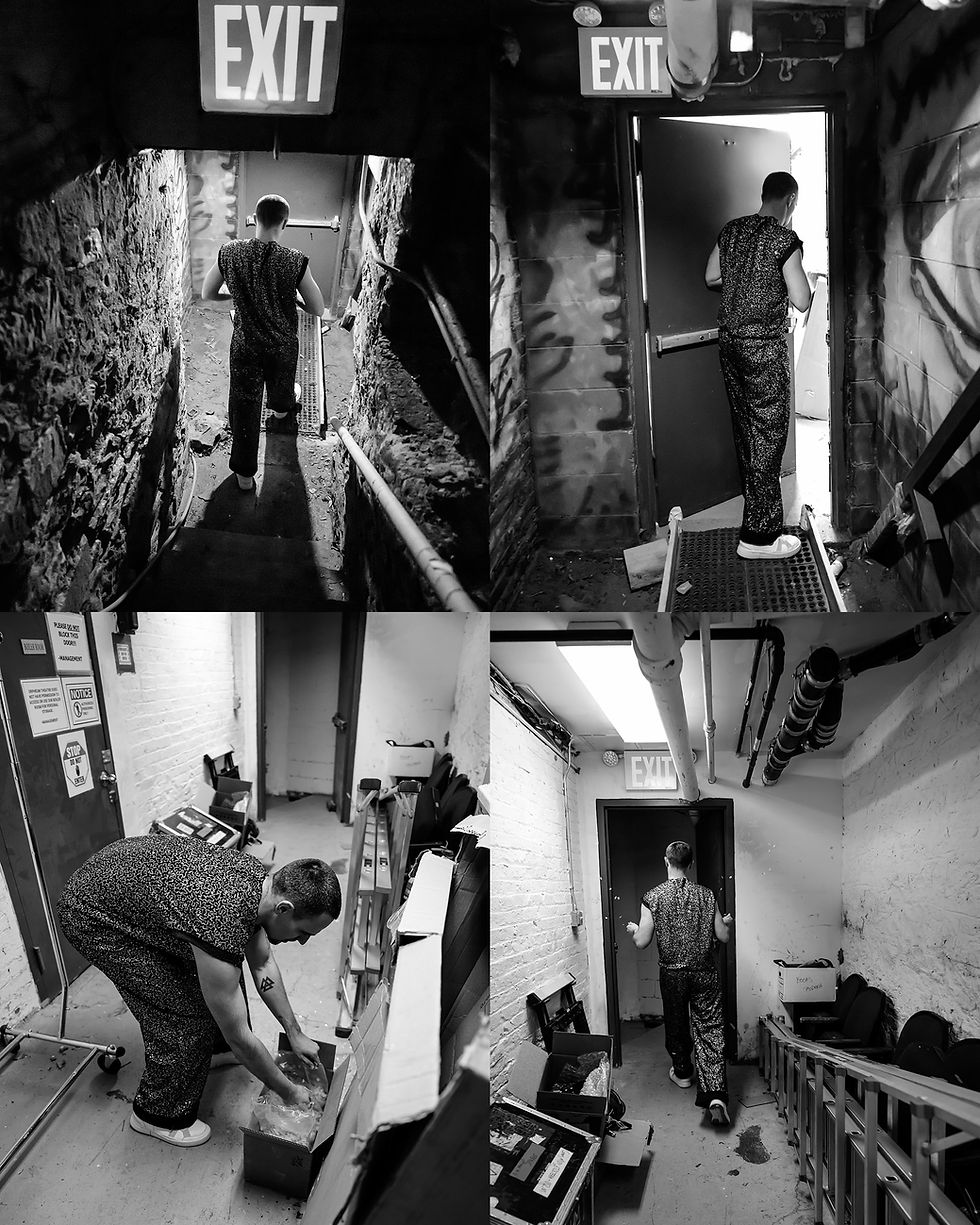 Backstage at Cost n' Mayor's "11 To Midnight"