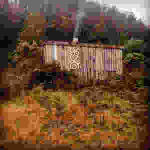 Wooden shack with rgbDesigner painting.