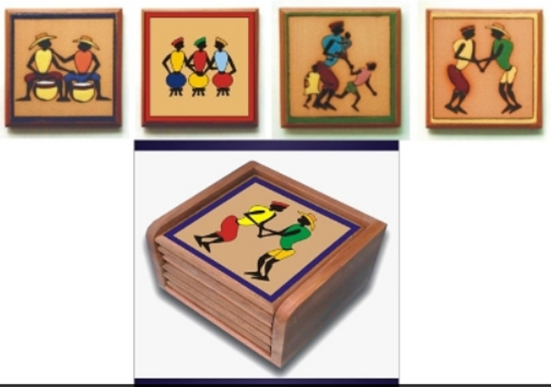 Portavasos Negrito