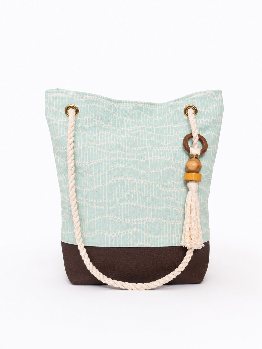 Schultertasche (türkis)