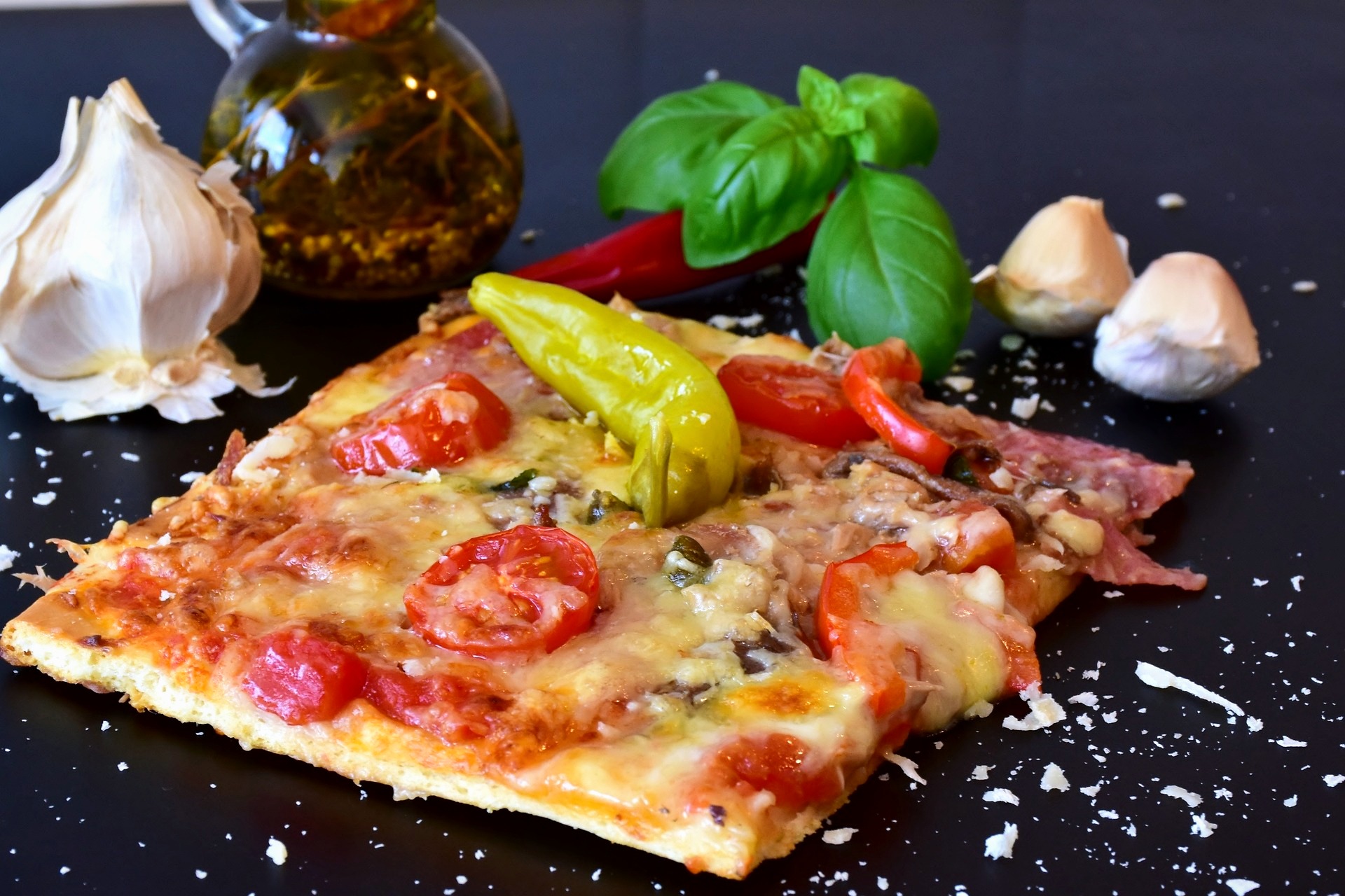 Arranged Food and Objects