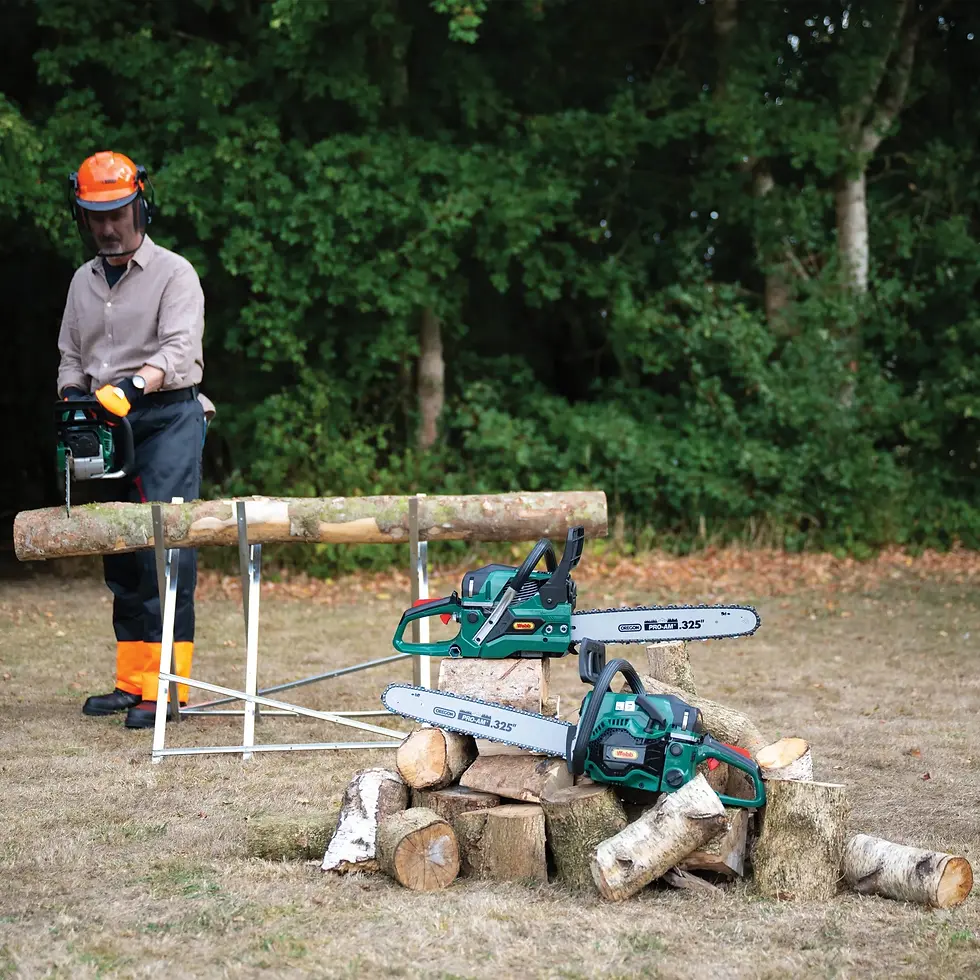 Thumbnail: Webb WEPCS18 18" 50cc Petrol Chainsaw