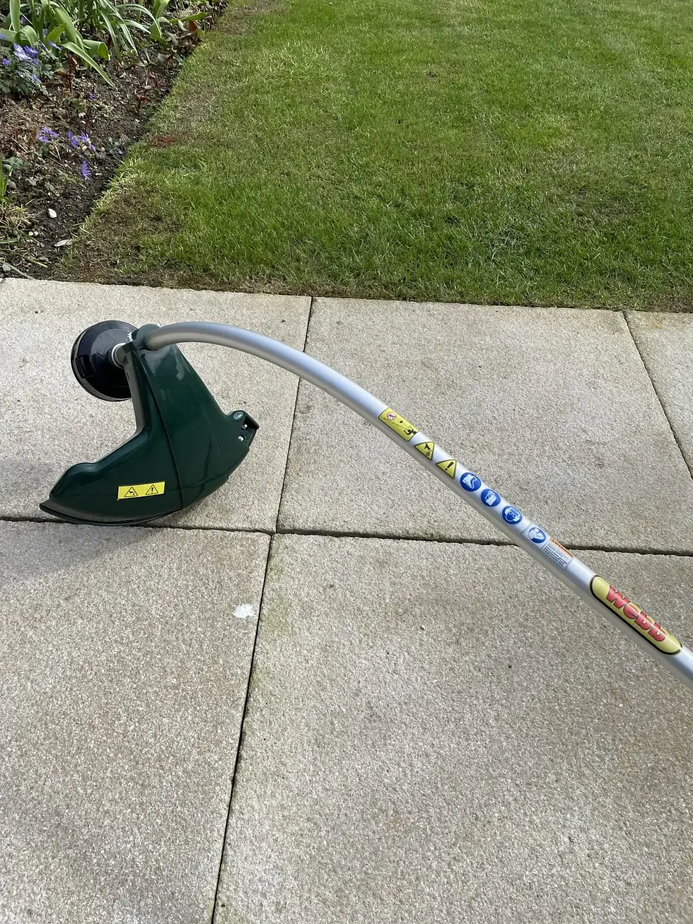 Thumbnail: Webb WELT26 26cc Petrol Curved Shaft Line Trimmer