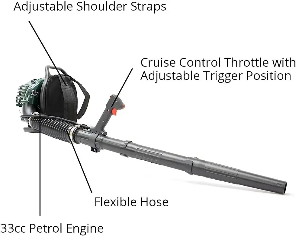 Thumbnail: Webb WEBV26 26cc Petrol Garden Blower & Vacuum