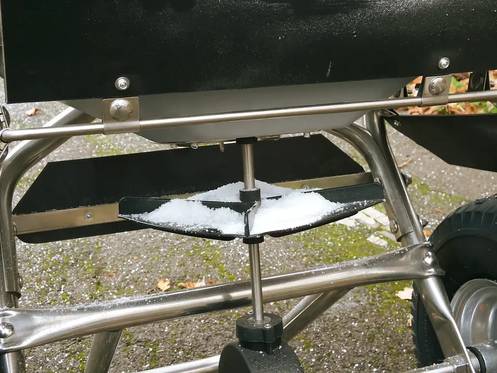 Thumbnail: The Handy THS125SALTHDUTY 57kg Heavy Duty Stainless Steel Salt Spreader