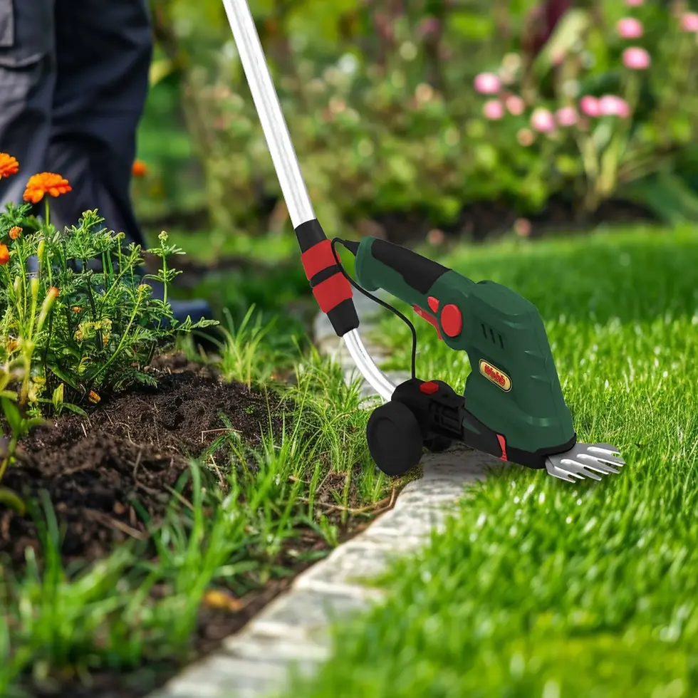 Thumbnail: Webb WE7.2GHSWEXT Cordless 7.2V 2-in-1 Grass & Shrub Shears with Telescopic Pole