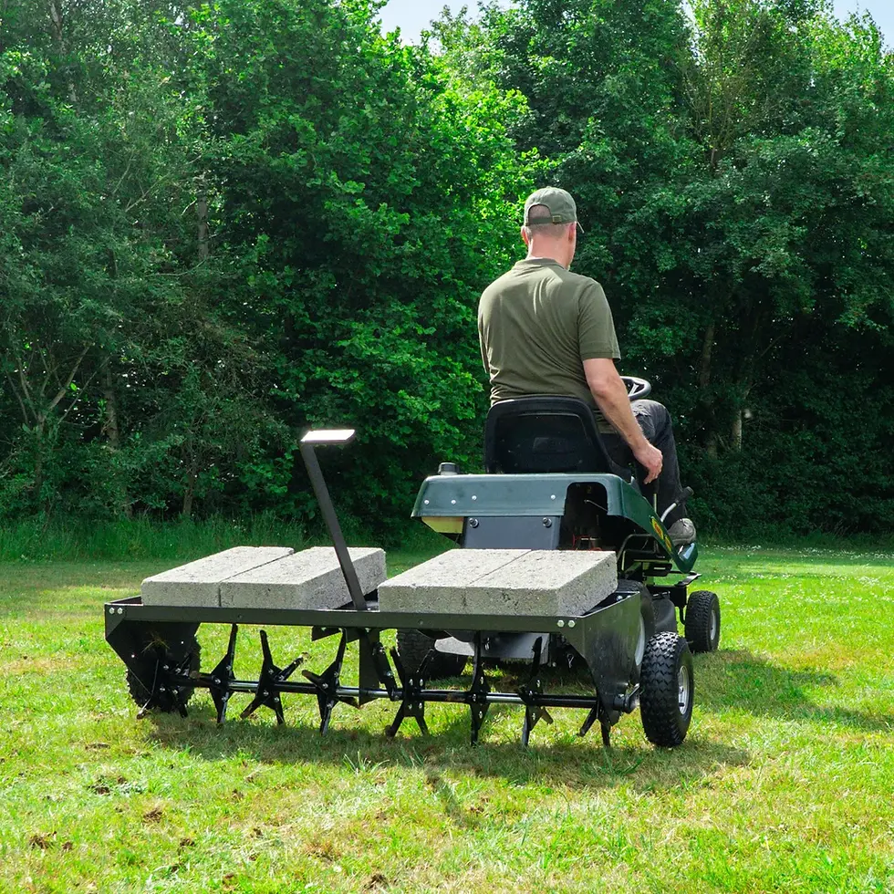 Thumbnail: The Handy THTPA48 48" Towed Plug Aerator
