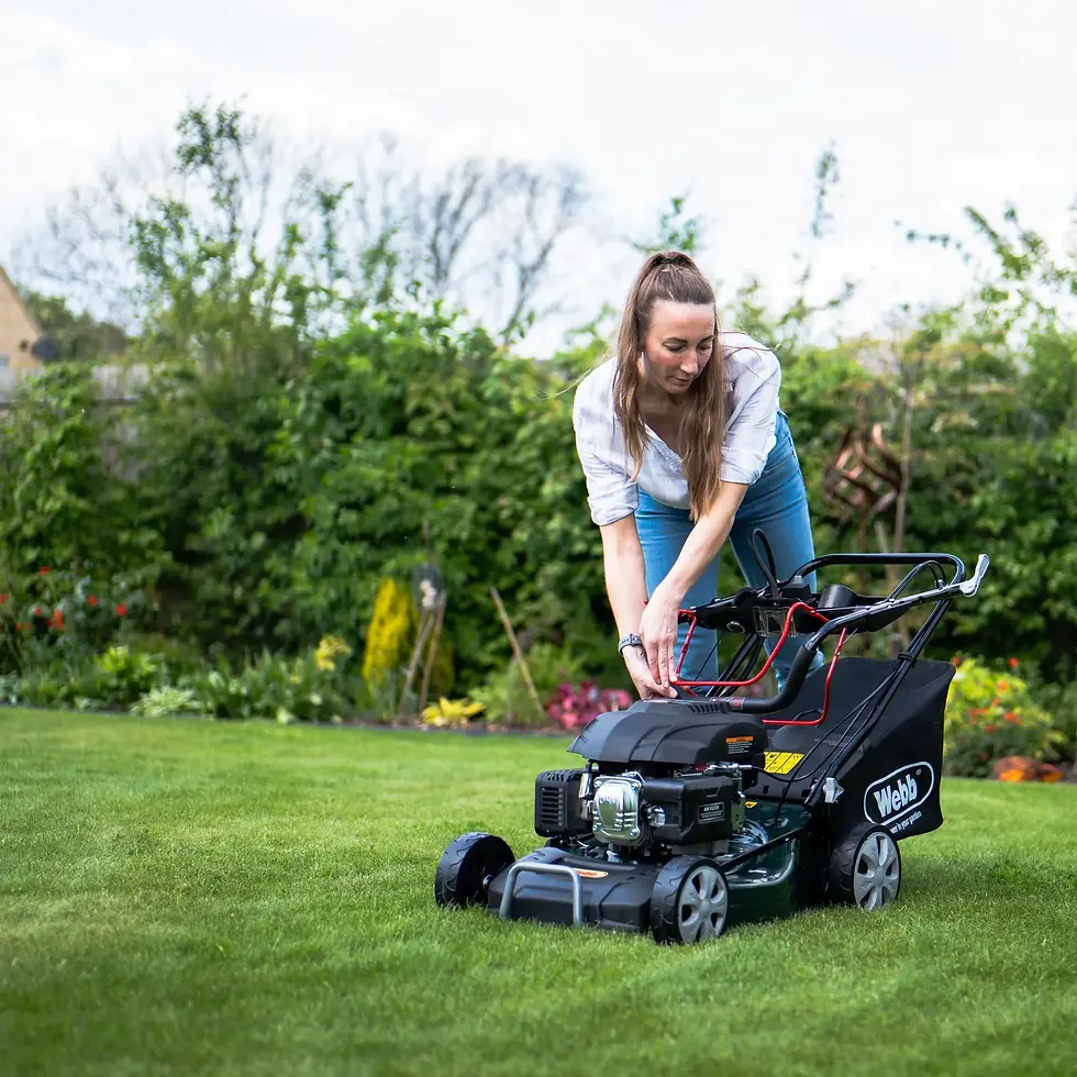 Thumbnail: Webb WER510ES Classic 20" Self-Propelled Electric Start Petrol Rotary Lawnmower