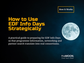 How to Use EDF Info Days Strategically