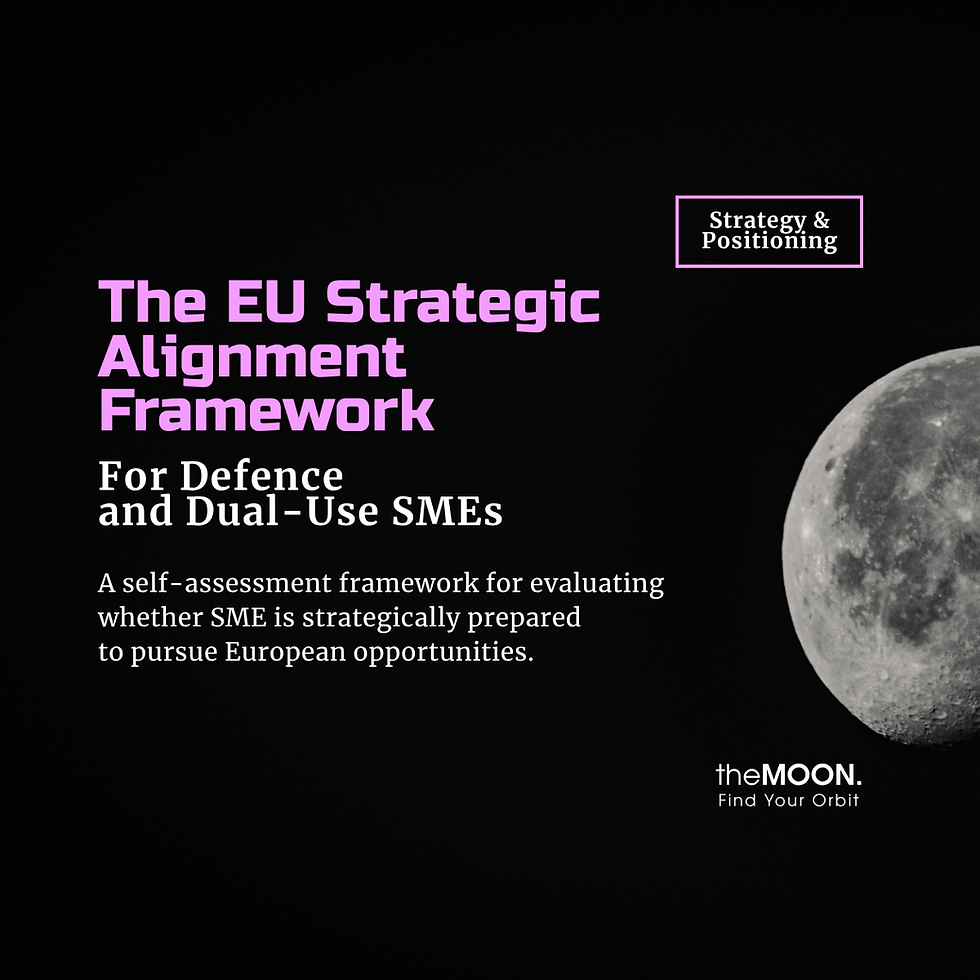 The EU Strategic Alignment Framework for Defence and Dual-Use SMEs