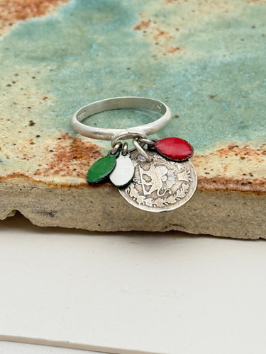 Persian coin ring | sherysjewelry