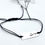 Thumbnail: Persian Calligraphy silver friend bracelet, Adjustable, bar brace