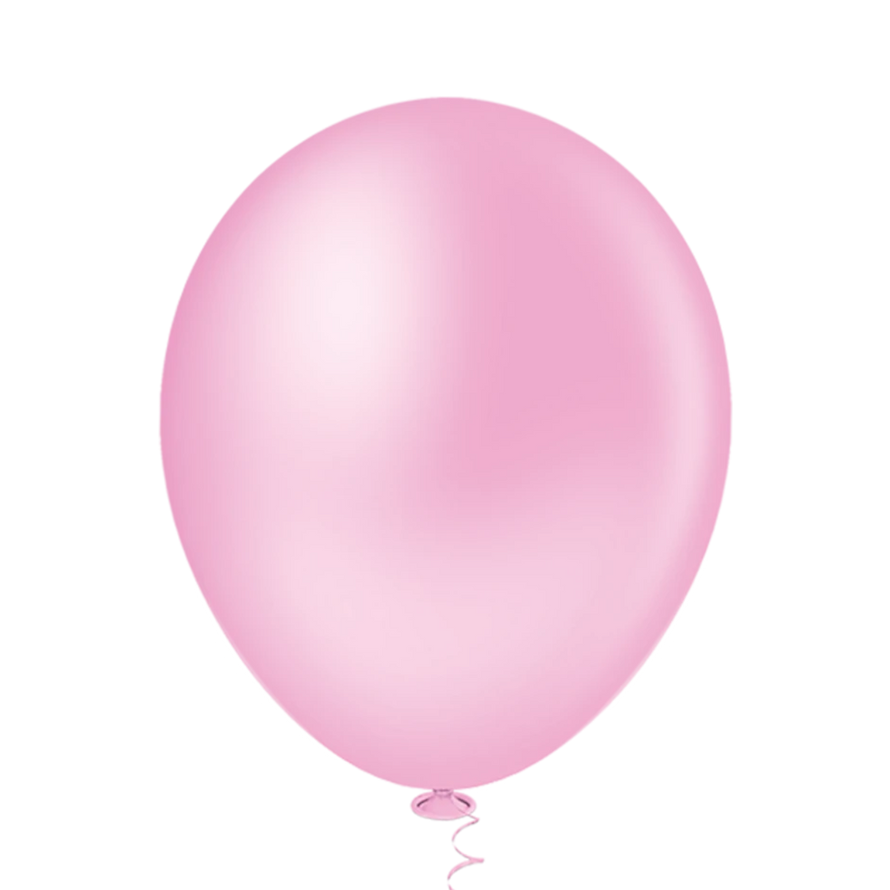 Balão de látex rosa 9 polegadas / 23 cm