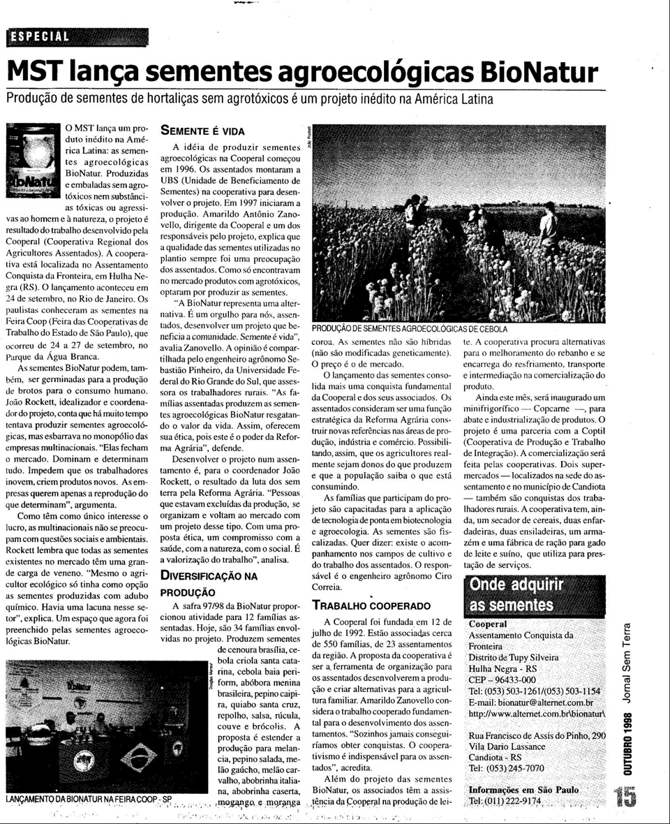 Rockett lança BioNatur em SP