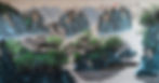 A classical Chinese landscape painting to encapsulate the elegant spirit of Chinese Medicine