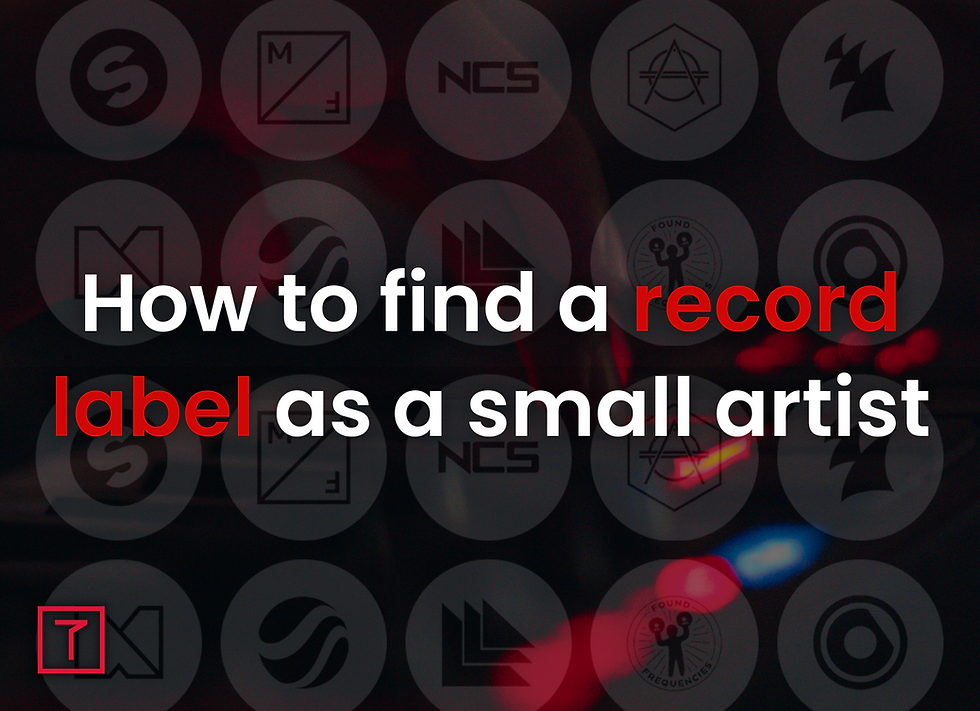 How to find a record label.