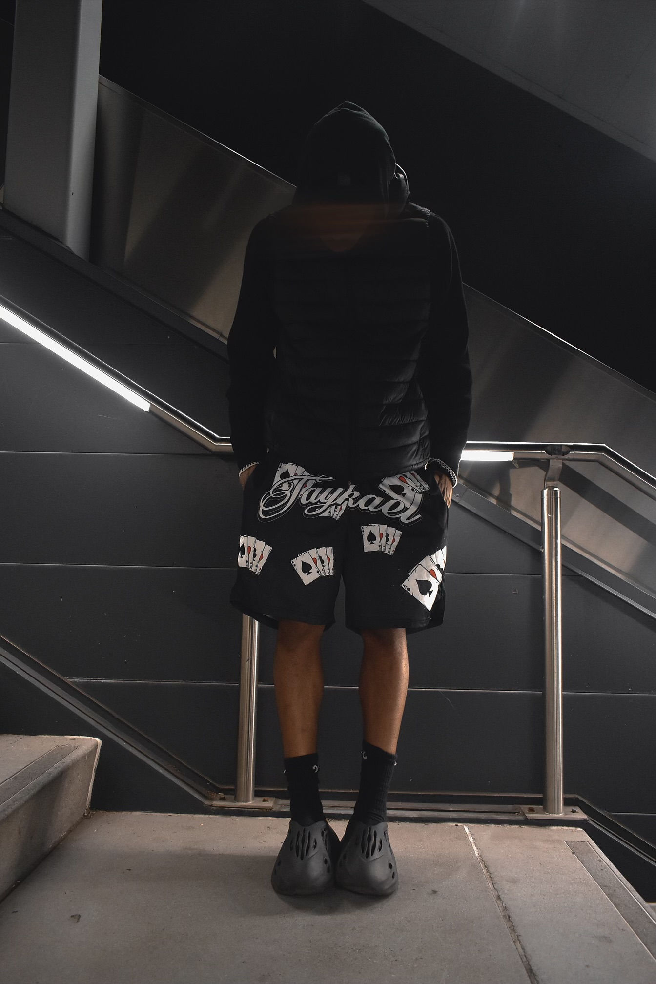 Life Is A Gamble Shorts (Black)