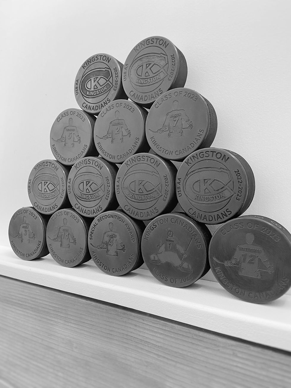 Thumbnail: Engraved Hockey Pucks