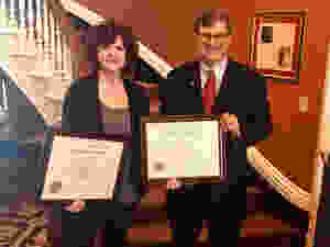 Photo of Cathy Mayfield and Patrick McIntyre