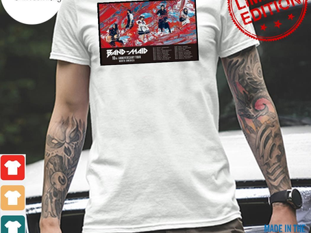 Official bandmaid tour 2023 poster shirt