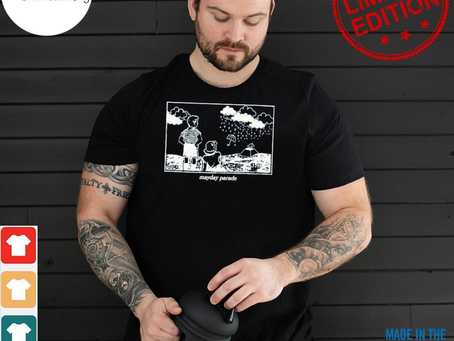Official mayday parade store dreamin’ blue shirt