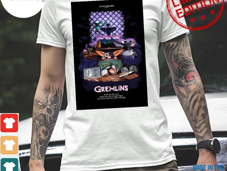 Official george bletsis gremlins poster shirt