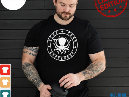 Official deep dark and dangerous merch ddd circle logo shirt