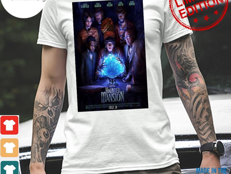 Official the haunted mansion poster shirt