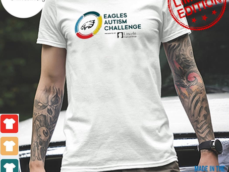 Official eagles autism challenge shirt