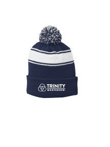 Stripe Pom Pom Beanie #STC28