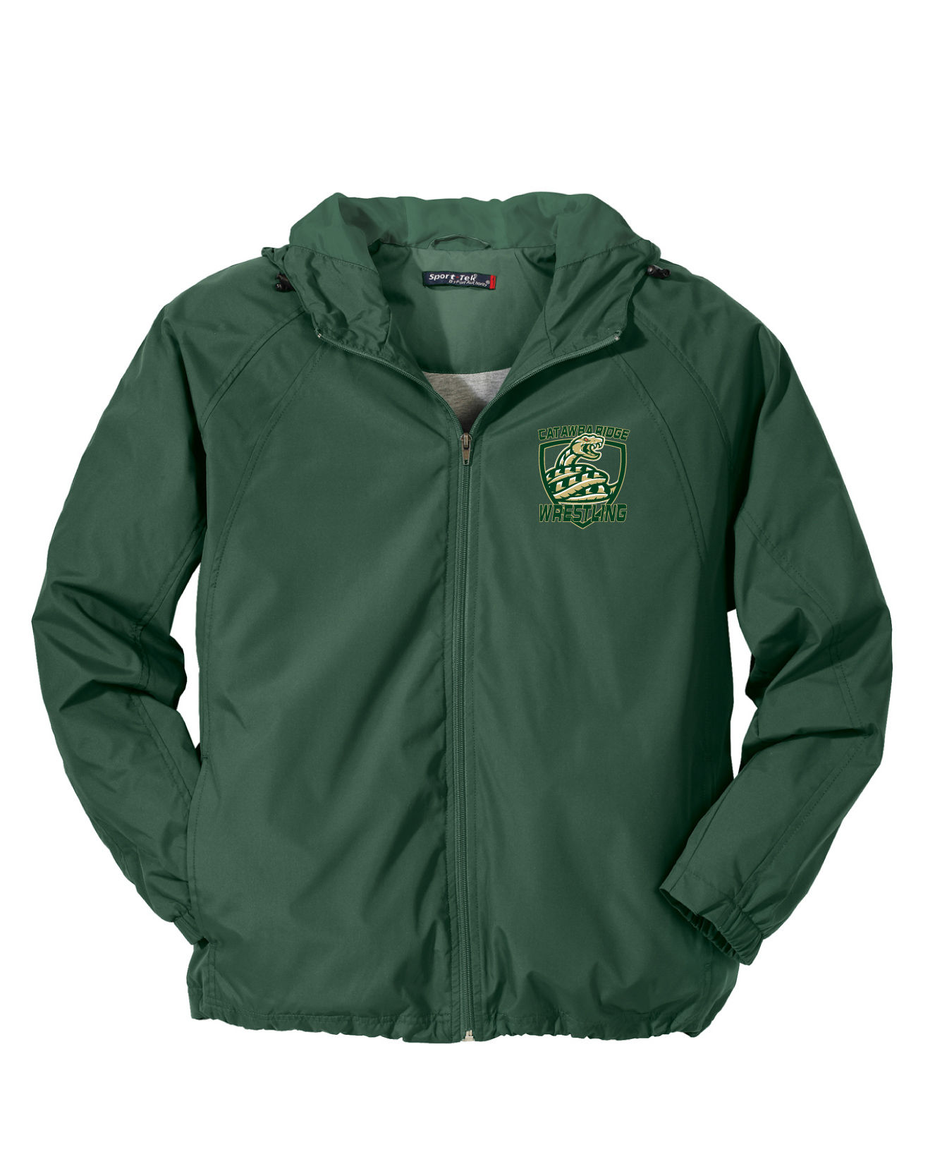 JST73 Sport-Tek® Hooded Raglan Jacket