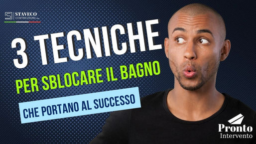 Come disostruire il bagno in tre fasi?