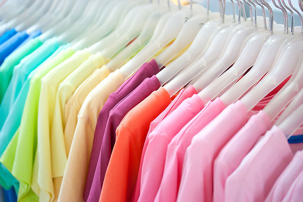 Colorful Clothes Rack