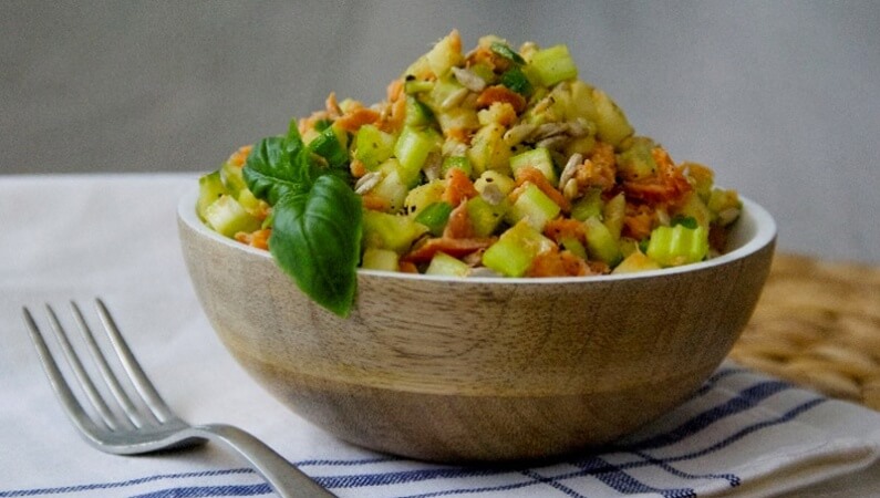 Tangy and Tart Salmon Salad