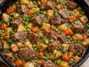 Simple Farmhouse Beef Skillet