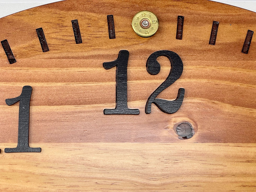 Thumbnail: Shotgun Clock 23" Round
