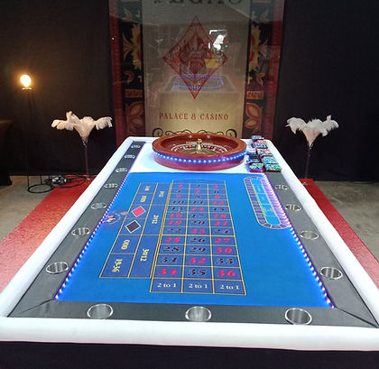 Roulette de casino, soirée Magic Casino à Chartres.