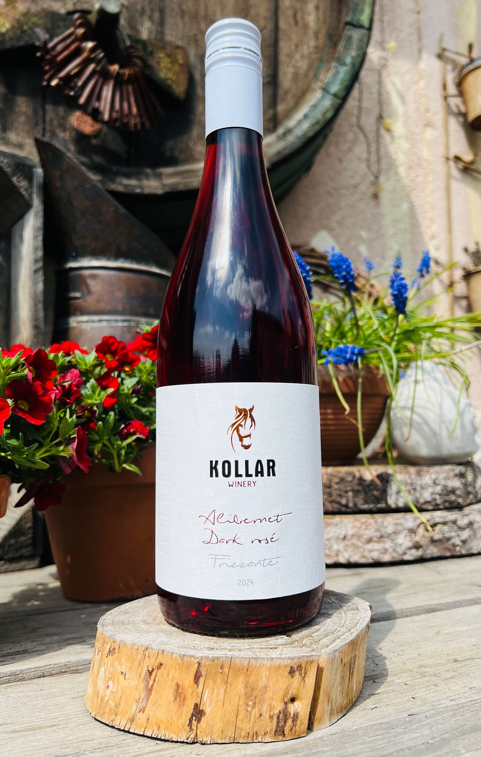 Alibernet Dark Rosé, 2024, polosladké, frizzante