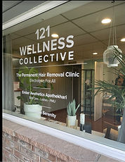 The Permanent Hair Removal Clinic Office Front Window