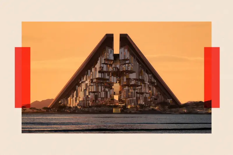 Arabia Saudita ha emprendido proyectos de construcción gigantescos como este llamado Gidori como parte de su impulso de regeneración.