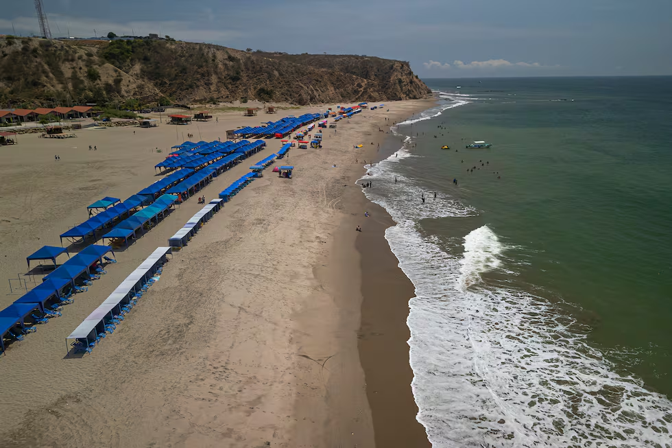 Vista de San Mateo, Manabí.Vicente Gaibor del Pino
