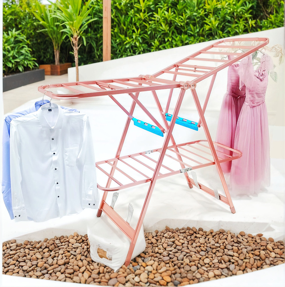 Thumbnail: Foldable Clothes Drying Rack