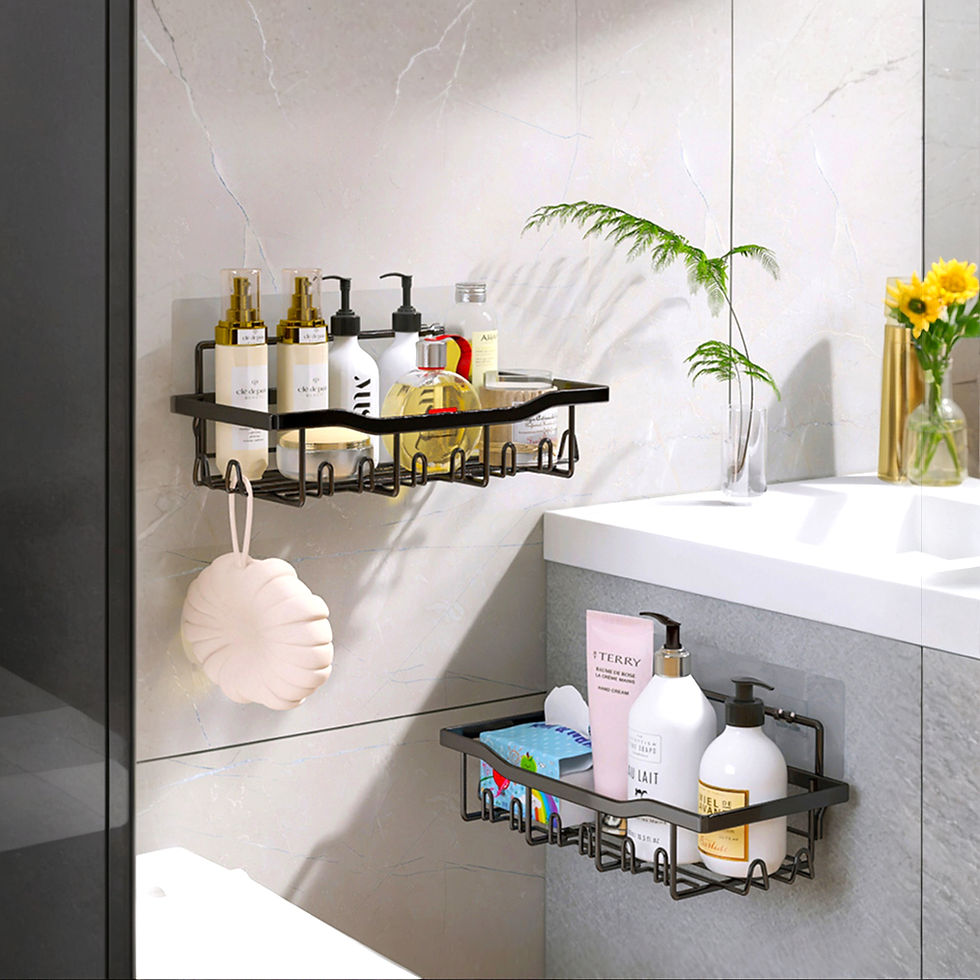 Thumbnail: Modular Wall-Mounted Storage Rack Set