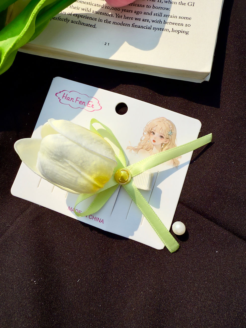 Thumbnail: Tulip Bow Alligator Clip