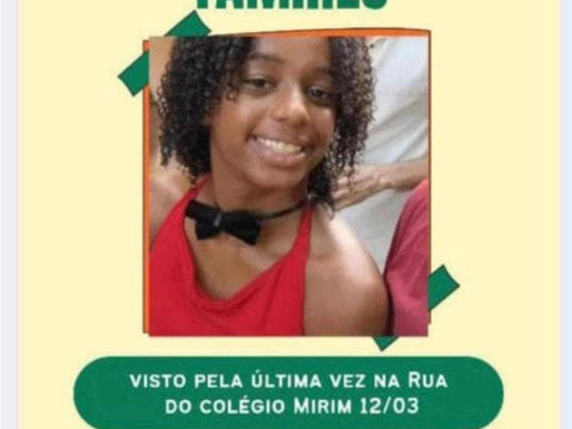 URGENTE: TAMIRIS DESAPARECIDA (LAURO DE FREITAS)