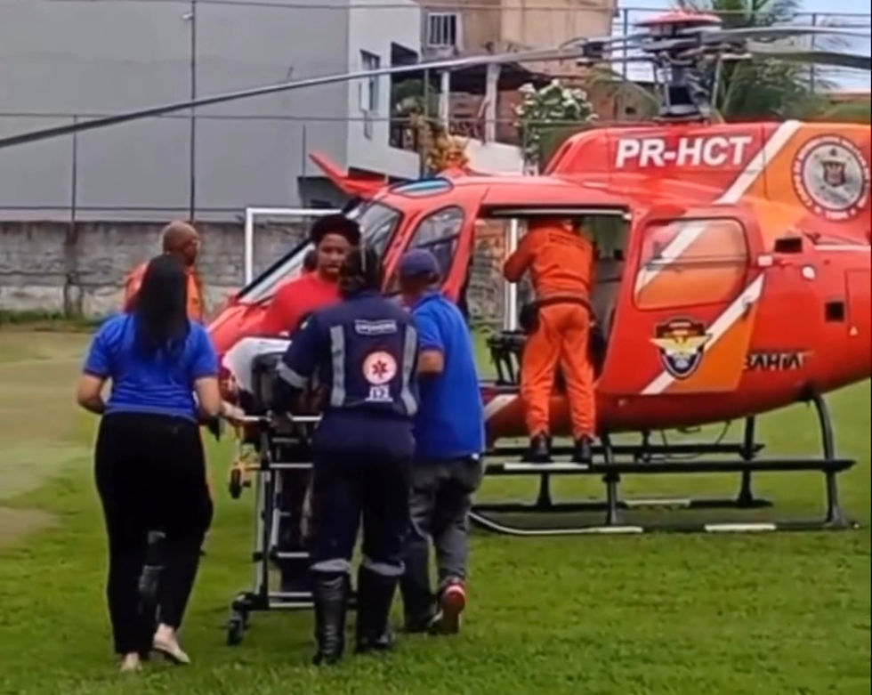 Mulher entra em trabalho de parto durante consulta de pré-natal em Lauro de Freitas.