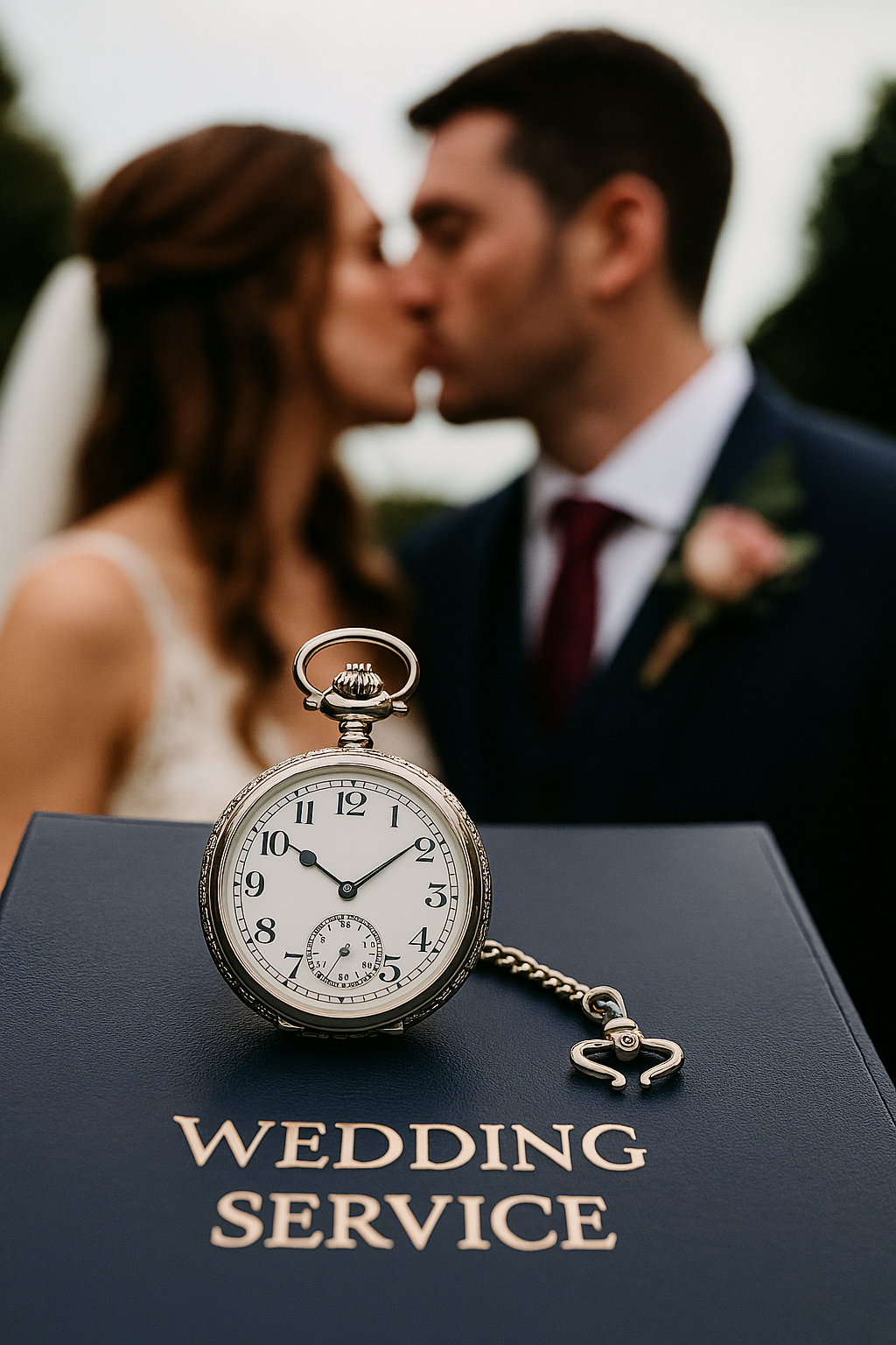 Silver chrome pocket watch moment sealed service tip your hat