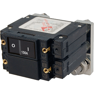 Blue Sea 7475 C-Series Flat Rocker Circuit Breakers, Single and Double Pole ...