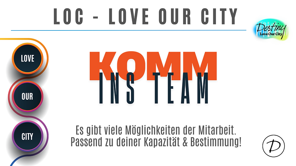 Love Our City - Komm ins Team!