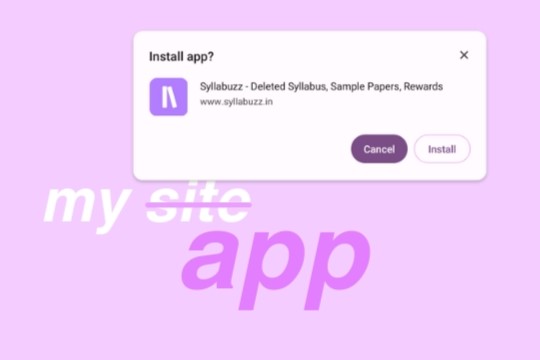 Convert to App (PWA) banner